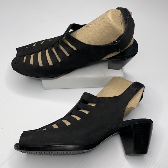 Munro Abby Peep Toe Slingback (8)